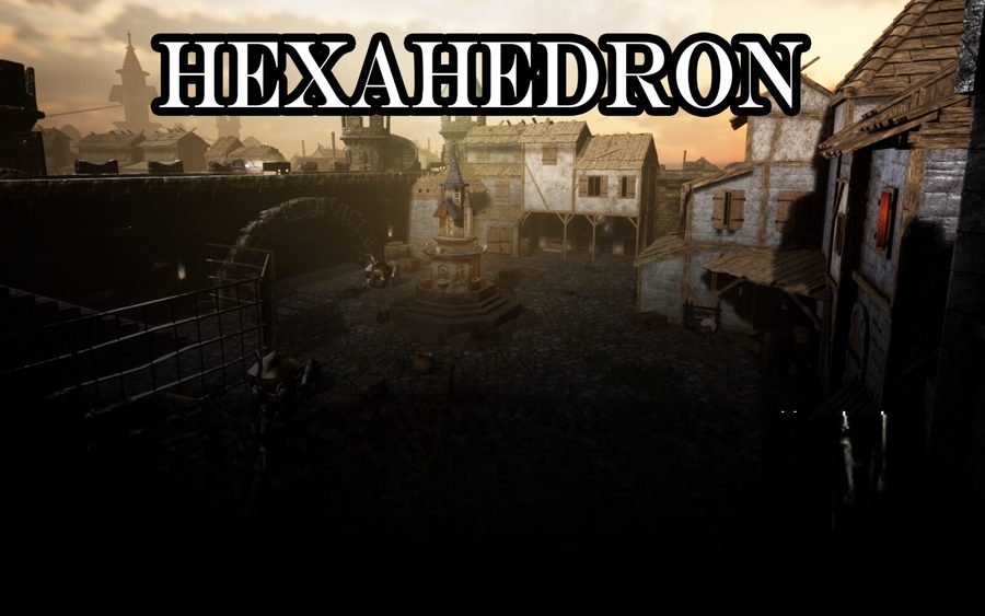 Hexahedron poster