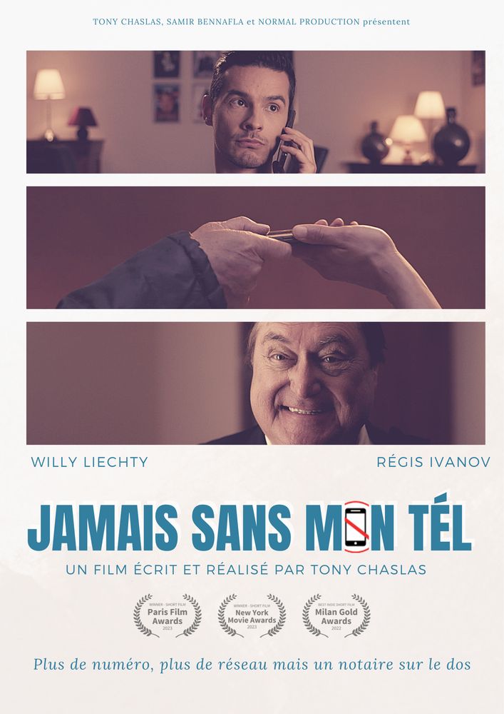 Jamais sans mon tél poster